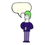 cartoon vampire with speech bubble N64