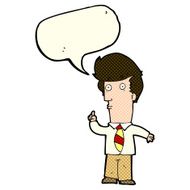 cartoon man with question speech bubble N5