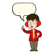 cartoon air force woman with speech bubble N5