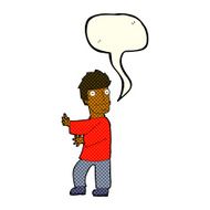 cartoon nervous man with speech bubble N71
