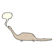 cartoon dinosaur with speech bubble N21