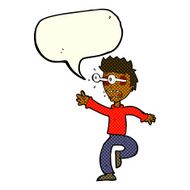 cartoon terrified man with eyes popping out speech bubble N6