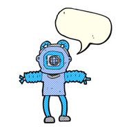 cartoon deep sea diver with speech bubble N17
