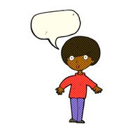 cartoon surprised man with speech bubble N75