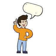 cartoon man with idea speech bubble N64