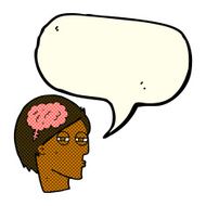 cartoon man thinking carefully with speech bubble N6