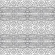 ethnic abstract hand-drawn seamless pattern N37