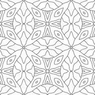 ethnic abstract hand-drawn seamless pattern N41