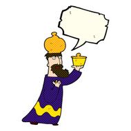 one of the three wise men with speech bubble N22