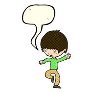 cartoon panicking man with speech bubble N10