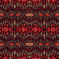 ethnic abstract hand-drawn seamless pattern N43