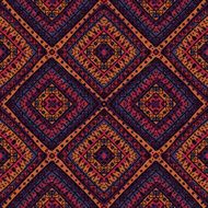 ethnic abstract hand-drawn seamless pattern N47