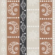 ethnic abstract hand-drawn seamless pattern N51
