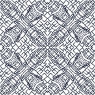 abstract hand-drawn seamless pattern N19