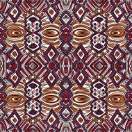 ethnic abstract hand-drawn seamless pattern N56