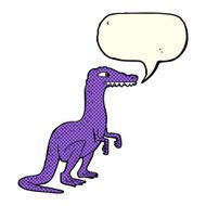 cartoon dinosaur with speech bubble N23