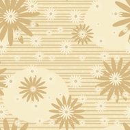 Summer flower daisy seamless pattern