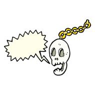cartoon chain with speech bubble N3