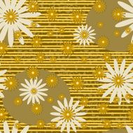 Summer flower daisy seamless pattern N2
