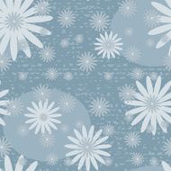 Summer flower daisy seamless pattern N3