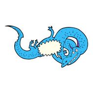 cartoon chinese dragon with speech bubble N5