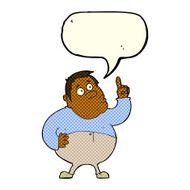 cartoon man asking question with speech bubble N30