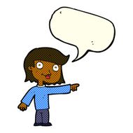 cartoon pointing person with speech bubble N4