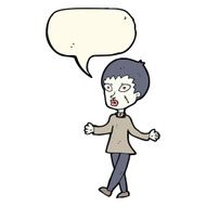 cartoon halloween zombie woman with speech bubble N7