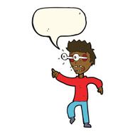 cartoon man with popping out eyes speech bubble N20