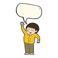 cartoon man asking question with speech bubble N31