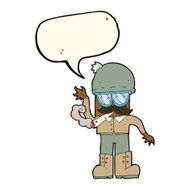 cartoon man smoking pot with speech bubble N7