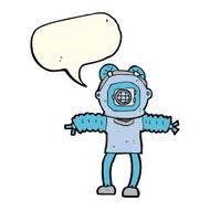 cartoon deep sea diver with speech bubble N21