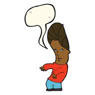 cartoon man with no worries speech bubble N8