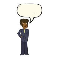 cartoon upperclass man with speech bubble N8
