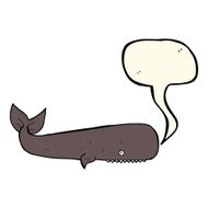cartoon whale with speech bubble N24