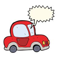 cartoon car with speech bubble N24