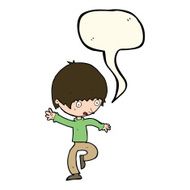 cartoon panicking man with speech bubble N12