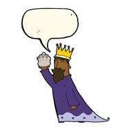 one of the three wise men with speech bubble N30