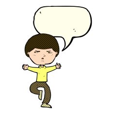 cartoon angry man with speech bubble N37
