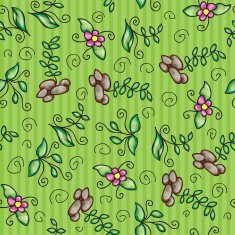 Vector seamless pattern with grass N2