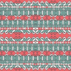 Bright colorful ethnic abstract seamless pattern N8