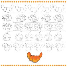 Connect the dots number of images - exercise for kids N3