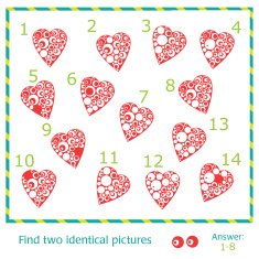 Find two identical pictures N4