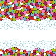 Seamless abstract hand drawn pattern N4