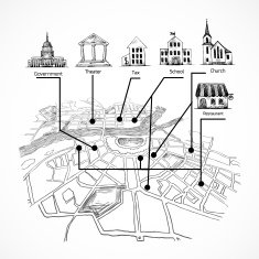 Information city map N2