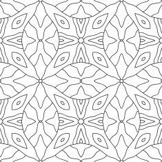 ethnic abstract hand-drawn seamless pattern N41