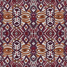 ethnic abstract hand-drawn seamless pattern N56