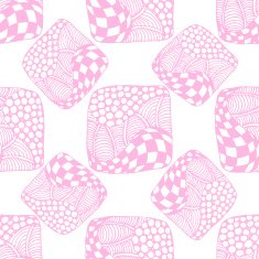 pattern of stripes and circles
