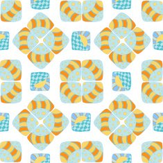 pattern of stripes and circles N4