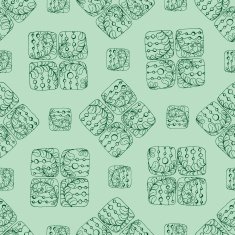 pattern of stripes and circles N6
